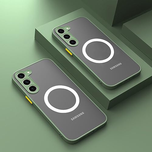 KOANGA Handyhülle für Samsung Galaxy A54 5G S23 S22 S21 Ultra S23 Plus FE Note 20 10 A53 A52 34 32 14 4G Wireless Charge Cover, AH, für Samsung S23 von KOANGA