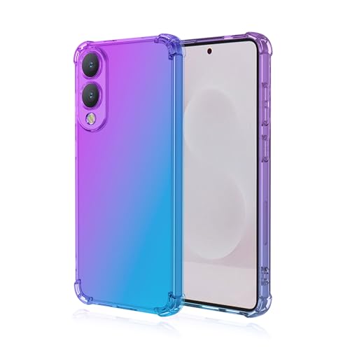 KOARWVC Handyhülle für Galaxy S25 Edge, SM-S937U Samsung S25 Edge, kristallklar, Farbverlauf, schlank, kratzfest, TPU, stoßfest, Schutzhülle für Samsung Galaxy S25 Edge, Violett/Blau KOARWVC Handyhülle für Galaxy S25 Edge, SM-S937U Samsung S25 Edge, kristallklar, Farbverlauf, schlank, kratzfest, TPU, stoßfest, Schutzhülle für Samsung Galaxy S25 Edge, Violett/Blau von KOARWVC