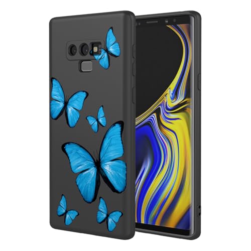 KOARWVC SM-N960U Schutzhülle für Samsung Note 9, süßes Schmetterlingsmuster, schlank, schützend, weiches TPU, für Samsung Galaxy Note 9, schwarzer Schmetterling KOARWVC SM-N960U Schutzhülle für Samsung Note 9, süßes Schmetterlingsmuster, schlank, schützend, weiches TPU, für Samsung Galaxy Note 9, schwarzer Schmetterling von KOARWVC