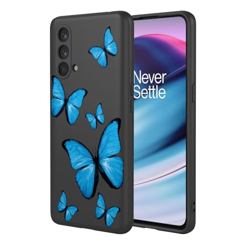 KOARWVC Schutzhülle für OnePlus Nord CE, 1 + Nord Core Edition 5G EB210, süßes Schmetterlingsmuster, schlank, schützend, weiches TPU, Stoßfänger, Handyhülle für OnePlus Nord CE 5G, schwarzer KOARWVC Schutzhülle für OnePlus Nord CE, 1 + Nord Core Edition 5G EB210, süßes Schmetterlingsmuster, schlank, schützend, weiches TPU, Stoßfänger, Handyhülle für OnePlus Nord CE 5G, schwarzer von KOARWVC