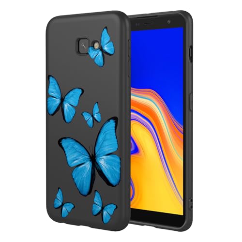 KOARWVC Schutzhülle für Samsung Galaxy J4 Plus, Samsung J4 Prime/Galaxy J4 Core, niedliches Schmetterlingsmuster, schlank, schützend, weiches TPU, Stoßfänger, Handyhülle für Samsung Galaxy J4+ KOARWVC Schutzhülle für Samsung Galaxy J4 Plus, Samsung J4 Prime/Galaxy J4 Core, niedliches Schmetterlingsmuster, schlank, schützend, weiches TPU, Stoßfänger, Handyhülle für Samsung Galaxy J4+ von KOARWVC