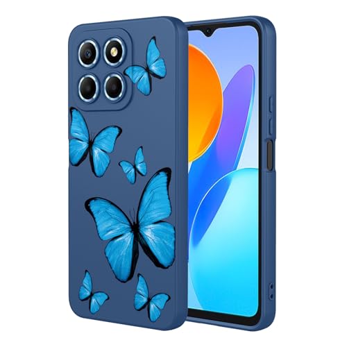 KOARWVC VNE-N41 Schutzhülle für Honor X8 5G, süßes Schmetterlingsmuster, schlank, schützend, weiches TPU, Stoßfänger, Handyhülle für Honor X8 5G, blauer Schmetterling KOARWVC VNE-N41 Schutzhülle für Honor X8 5G, süßes Schmetterlingsmuster, schlank, schützend, weiches TPU, Stoßfänger, Handyhülle für Honor X8 5G, blauer Schmetterling von KOARWVC