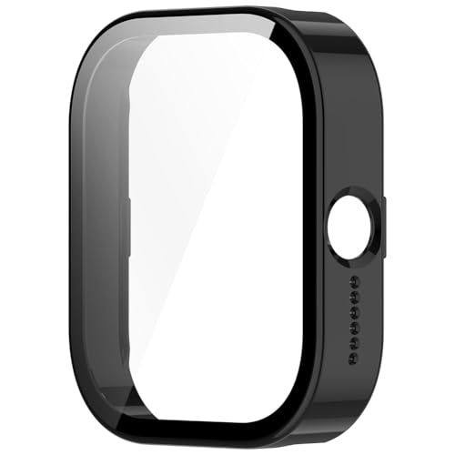 KOBONA Full Coverage Bumper mit gehärtetem Glas, Schutzhülle, kratzfester Displayschutz, vollständige Abdeckung for CMF von Nothing Watch Pro Zubehör von KOBONA