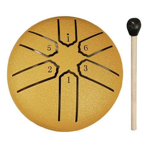 KOBONA Regentrommel für den Garten, 7,6 cm, 6 Töne, Regentrommel für draußen, Zungentrommel aus Stahl, ätherische Chakra-Trommel für Regen, Yoga, Meditation, Geschenk KOBONA Regentrommel für den Garten, 7,6 cm, 6 Töne, Regentrommel für draußen, Zungentrommel aus Stahl, ätherische Chakra-Trommel für Regen, Yoga, Meditation, Geschenk von KOBONA
