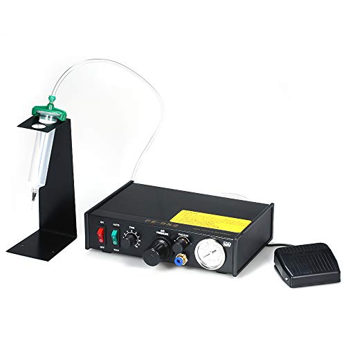 KOCAN Halbautomatische Klebstoffspender-Maschine, Halbautomatische Klebstoff-Dispenser-Maschine Professionelle Präzise Dispensing-Controller-Klebstoff-Maschine Digitale Steuerung Tropfleim-Maschine Pr von KOCAN
