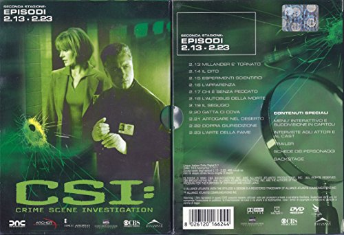 CSI - Crime Scene Investigation Stagione 02 Episodi 13-23 [3 DVDs] [IT Import] von KOCH MEDIA SRL