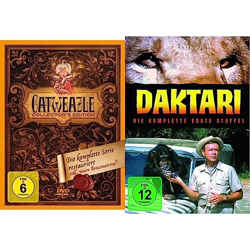 Catweazle - Staffel 1&2 [Collector's Edition] [6 DVDs](Englisch, Deutsch) & Daktari: Die komplette erste Staffel [4 DVDs] von KOCH Media Deutschland GmbH