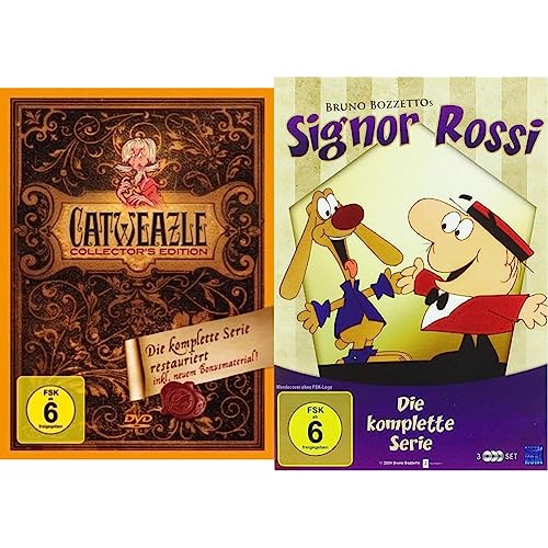 Catweazle - Staffel 1&2 [Collector's Edition] [6 DVDs](Englisch, Deutsch) & Signor Rossi - Die komplette Serie im 3 Disc Set von KOCH Media Deutschland GmbH