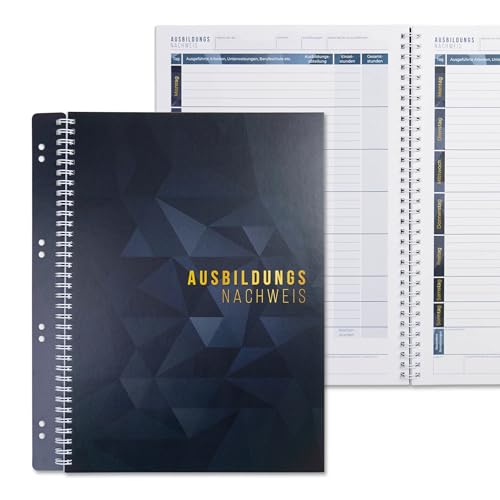 KOCHDIALOG 1 Premium Ausbildungsnachweis äußerst stabiles Hardcover Berichtsheft Ausbildung, DIN A4, 53 Wochen, extra dicke Seiten, Ausbildungsheft für IHK, Handwerk abheftbar in Ordner KOCHDIALOG 1 Premium Ausbildungsnachweis äußerst stabiles Hardcover Berichtsheft Ausbildung, DIN A4, 53 Wochen, extra dicke Seiten, Ausbildungsheft für IHK, Handwerk abheftbar in Ordner von KOCHDIALOG
