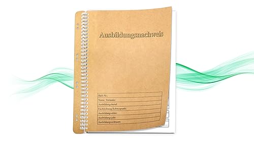 KOCHDIALOG 1 x Ausbildungsnachweis Berichtsheft Ausbildung abheftbar in Ordner, DIN A4, 53 Wochen, äußerst stabil, Dicke Innenseiten, tägliches Ausbildungsheft für IHK, Handwerk 1 Woche = 1 Seite KOCHDIALOG 1 x Ausbildungsnachweis Berichtsheft Ausbildung abheftbar in Ordner, DIN A4, 53 Wochen, äußerst stabil, Dicke Innenseiten, tägliches Ausbildungsheft für IHK, Handwerk 1 Woche = 1 Seite von KOCHDIALOG
