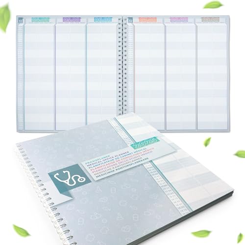KOCHDIALOG 1 x Praxisplaner 2025 Praxisbuch im 15 Minuten Takt, 2 Spalten/Tag Arzt Praxis Terminbuch als extra großes Bestellbuch 33x30cm von KOCHDIALOG