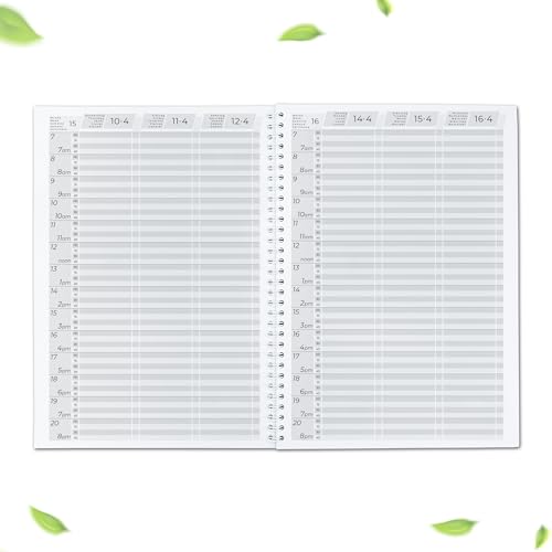 KOCHDIALOG XXL Praxisplaner für 2025 1 Stück Praxisbuch im 15 Minuten Takt Praxis Terminbuch als extra großes Bestellbuch DIN A3 als Ringbuch mit viel Platz mit Kalendarium (2025-15 minutes) von KOCHDIALOG