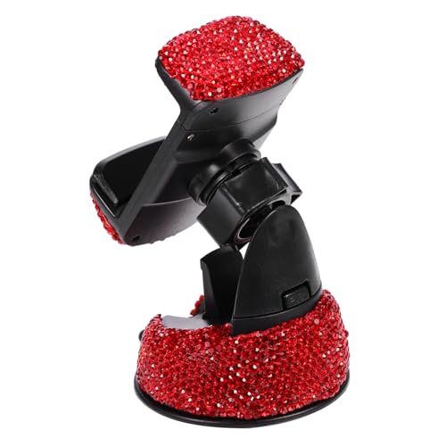 KOCKSHION 1 Stück Halterung für Autotelefon Handy, Mobiltelefon Universal- Telefonhalterung Klammer Stand handyhalterung Robuster Autotelefonhalter Telefonhalter mit Saugnapf ABS-Strass rot KOCKSHION 1 Stück Halterung für Autotelefon Handy, Mobiltelefon Universal- Telefonhalterung Klammer Stand handyhalterung Robuster Autotelefonhalter Telefonhalter mit Saugnapf ABS-Strass rot von KOCKSHION