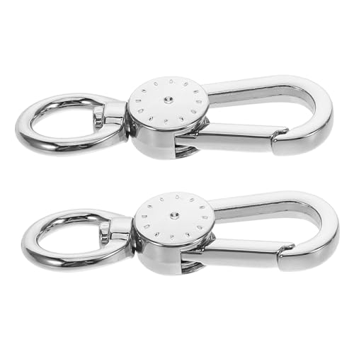 KOCKSHION 2 Stück Handy Lanyard Schnalle Schlüsselbundhaken Schlüsselanhänger Verschluss Schlüsselanhänger-Karabiner Verschluss für Schlüsselbund Karabinerhaken Metall Silver KOCKSHION 2 Stück Handy Lanyard Schnalle Schlüsselbundhaken Schlüsselanhänger Verschluss Schlüsselanhänger-Karabiner Verschluss für Schlüsselbund Karabinerhaken Metall Silver von KOCKSHION