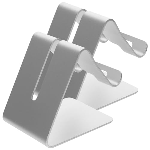 KOCKSHION 2Stücke Handyhalterung aus Aluminiumlegierung Tragbarer Mobiltelefonständer für Schreibtisch Stabil Leicht für Smartphone Modelle für Büro Zuhause KOCKSHION 2Stücke Handyhalterung aus Aluminiumlegierung Tragbarer Mobiltelefonständer für Schreibtisch Stabil Leicht für Smartphone Modelle für Büro Zuhause von KOCKSHION