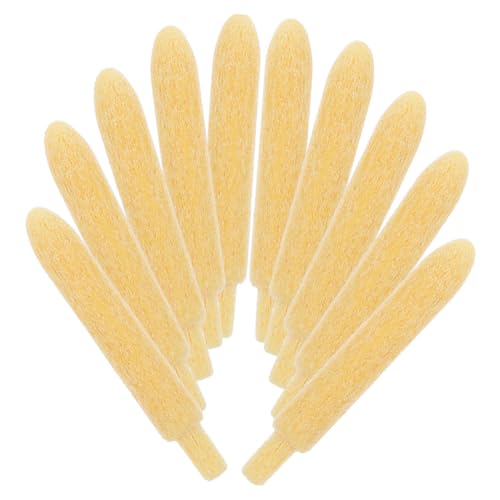 KOCKSHION 30 Stück Ölige Nachfüllung Kreidemalstift mit austauschbaren Spitzen Ersatzmarkierungsspitzen Marker-Airbrush Ersatzspitzen für Farbmarker Acryl-Markerspitzen gefühlt Beige von KOCKSHION
