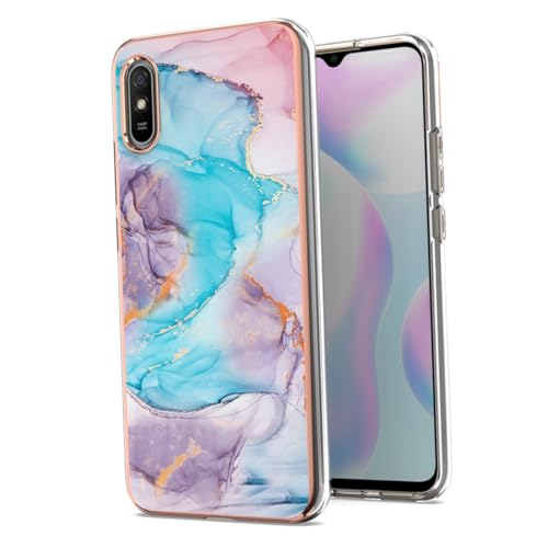 KOCKSHION 9A TPU Fall Handyhülle für Elegantes Design Marmorblau Stoßfest Kratzresistent Präzise Aussparungen für Optimalen Schutz Leicht Dünn KOCKSHION 9A TPU Fall Handyhülle für Elegantes Design Marmorblau Stoßfest Kratzresistent Präzise Aussparungen für Optimalen Schutz Leicht Dünn von KOCKSHION