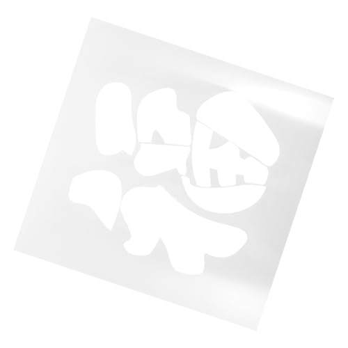 KOCKSHION Fu-Wort-Sprühfarbe-Vorlage Schablone für DIY -Handwerk Vorlage zum Malen auf Holz Bastelplastik brennende Schablonen und Muster kleine Schablonen das Haustier Transparent KOCKSHION Fu-Wort-Sprühfarbe-Vorlage Schablone für DIY -Handwerk Vorlage zum Malen auf Holz Bastelplastik brennende Schablonen und Muster kleine Schablonen das Haustier Transparent von KOCKSHION