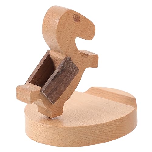 KOCKSHION Holz Handyhalter Pferdeform Multifunktionale Telefonständer für Schreibtisch Universeller Telefonhalter für Zuhause Büro Schlafzimmer Praktische Handyhalterung KOCKSHION Holz Handyhalter Pferdeform Multifunktionale Telefonständer für Schreibtisch Universeller Telefonhalter für Zuhause Büro Schlafzimmer Praktische Handyhalterung von KOCKSHION