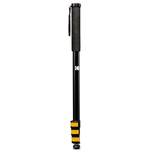 | 53,3 cm - 182,9 cm leichtes Aluminium-Einbeinstativ | 4-Fach Verstellbarer Klappverschluss, Smartphone-Adapter von KODAK