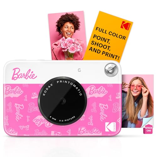 Barbie x Kodak Printomatic Digitale Kamera – 5MP Tragbare Barbie Kamera Drucken Bunte 2x3” Selbstklebende Fotos – Signaturstil Barbie x Kodak Printomatic Digitale Kamera – 5MP Tragbare Barbie Kamera Drucken Bunte 2x3” Selbstklebende Fotos – Signaturstil von KODAK