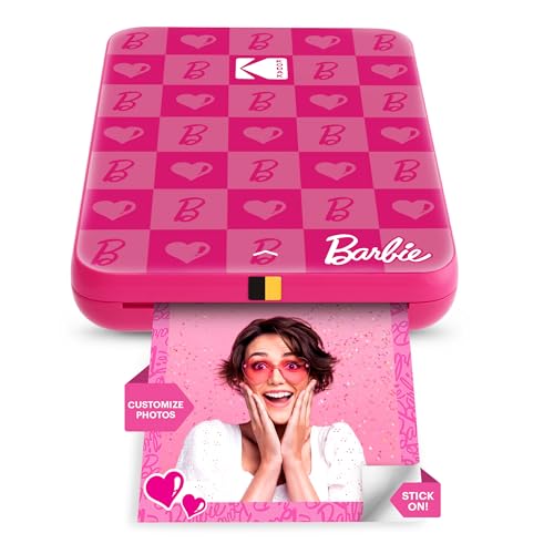 Barbie x Kodak Step Slim Wireless Sofort tragbarer Fotodrucker – Vollfarbige Drucke in Zink 2x3” Aufkleber-Rückseitenfotos von iOS- und Android-Geräten über Bluetooth in der App – Ikonischer Stil Barbie x Kodak Step Slim Wireless Sofort tragbarer Fotodrucker – Vollfarbige Drucke in Zink 2x3” Aufkleber-Rückseitenfotos von iOS- und Android-Geräten über Bluetooth in der App – Ikonischer Stil von KODAK