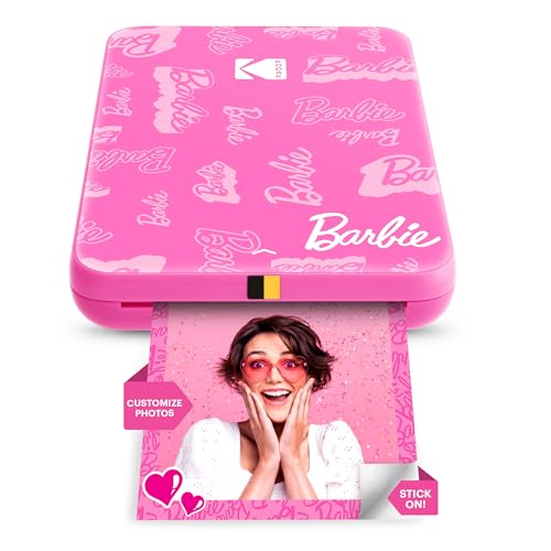 Barbie x Kodak Step Slim Wireless Sofort tragbarer Fotodrucker – Vollfarbige Drucke in Zink 2x3” Aufkleber-Rückseitenfotos von iOS- und Android-Geräten über Bluetooth in der App – Signaturstil Barbie x Kodak Step Slim Wireless Sofort tragbarer Fotodrucker – Vollfarbige Drucke in Zink 2x3” Aufkleber-Rückseitenfotos von iOS- und Android-Geräten über Bluetooth in der App – Signaturstil von KODAK