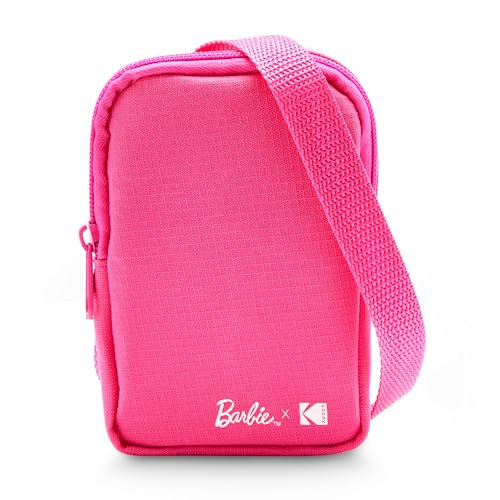 Barbie x Kodak Weiche Tasche mit Reißverschluss und Umhängetasche für Kodak x Barbie Printomatic und Step Slim Fotodrucker, Pink (nur Tasche) von KODAK