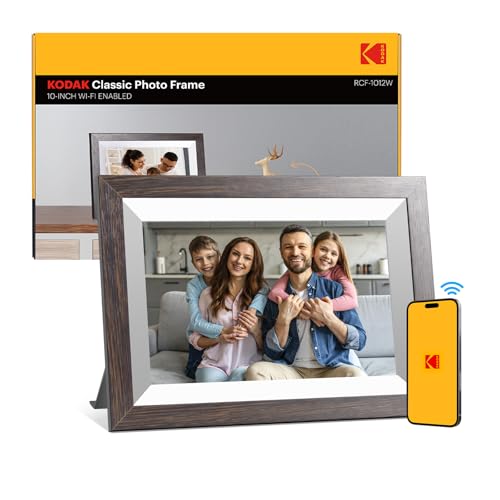 KODAK 10,1 Zoll WiFi Digitaler Bilderrahmen, 1280x800 HD IPS Touchscreen, WLAN Elektronischer Bilderrahmen, 32GB Speicher, Automatische Rotation, Teilen Sie Fotos sofort von überall aus KODAK 10,1 Zoll WiFi Digitaler Bilderrahmen, 1280x800 HD IPS Touchscreen, WLAN Elektronischer Bilderrahmen, 32GB Speicher, Automatische Rotation, Teilen Sie Fotos sofort von überall aus von KODAK