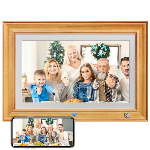 KODAK Digitaler Bilderrahmen 14.1 Zoll WLAN Elektronischer Bilderrahmen Full HD IPS Touchscreen Smart Fotorahmen Cloud mit App, 32GB Speicher, Automatische Drehung, Teilen von Bildern, Musik, Videos KODAK Digitaler Bilderrahmen 14.1 Zoll WLAN Elektronischer Bilderrahmen Full HD IPS Touchscreen Smart Fotorahmen Cloud mit App, 32GB Speicher, Automatische Drehung, Teilen von Bildern, Musik, Videos von KODAK