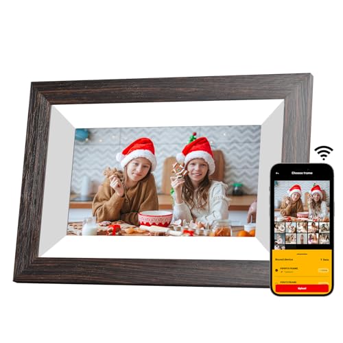 KODAK Digitaler Bilderrahmen WLAN Digitale Bilderrahmen 7 Zoll, 32GB Speicher, HD IPS Touchscreen, Auto-Rotat, Kalender, Elektronischer Bilderrahmen Teilen Sie Foto Video Sofort über App von überall KODAK Digitaler Bilderrahmen WLAN Digitale Bilderrahmen 7 Zoll, 32GB Speicher, HD IPS Touchscreen, Auto-Rotat, Kalender, Elektronischer Bilderrahmen Teilen Sie Foto Video Sofort über App von überall von KODAK