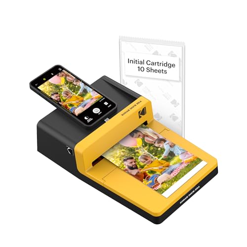 KODAK Dock ERA 4PASS Mobiler Fotodrucker (10x15cm) Fotodrucker + 10 Blatts von KODAK