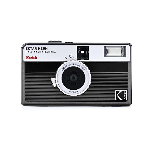 KODAK EKTAR H35N Halbrahmen-Filmkamera, 35 mm, wiederverwendbar, fokusfrei, Glühbirnenfunktion, eingebauter Sternfilter, beschichtetes verbessertes Objektiv (Film & AAA-Batterie sind Nicht im von KODAK