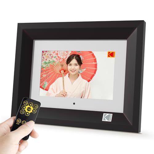 KODAK Hi Resolution 1024 x 600 7"" Digital Photo Frame - Black RDPF-700W Burlywood von KODAK