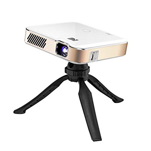 KODAK Luma 450 Tragbarer Full HD Smart Projektor | WLAN, Bluetooth, HDMI und USB kompatibles Mini Heimkinosystem bis zu 150 Zoll | 1080p Native Auflösung (4K), 200 Lumen | Stativ enthalten von KODAK
