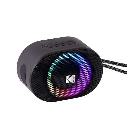 KODAK PWS-2234 Tragbarer Lautsprecher, kabellos, immersiver Klang und Lange Akkulaufzeit, Schwarz KODAK PWS-2234 Tragbarer Lautsprecher, kabellos, immersiver Klang und Lange Akkulaufzeit, Schwarz von KODAK