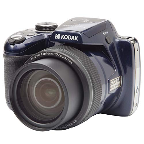KODAK Pixpro AZ528 – Digitale Bridgekamera, 16 Megapixel, 52-facher optischer Zoom, optischer Bildstabilisator, 3-Zoll-LCD-Display, 1080p Full-HD-Video, Lithium-Ionen-Akku – Nachtblau von AgfaPhoto