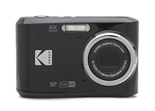 KODAK Pixpro FZ45-16.44 Megapixel Digitale Kompaktkamera, 4X optischer Zoom, 2.7 Zoll LCD, 720p HD-Video, AA-Batterie - Schwarz KODAK Pixpro FZ45-16.44 Megapixel Digitale Kompaktkamera, 4X optischer Zoom, 2.7 Zoll LCD, 720p HD-Video, AA-Batterie - Schwarz von KODAK