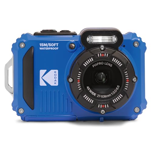 KODAK Pixpro WPZ2 - Digitalkamera Kompakt 16M Pixel, Wasserdicht bis 15m, Stoßfest, Video 720p, LCD-Bildschirm 2,7 - Li-Ionen-Akku, Blau KODAK Pixpro WPZ2 - Digitalkamera Kompakt 16M Pixel, Wasserdicht bis 15m, Stoßfest, Video 720p, LCD-Bildschirm 2,7 - Li-Ionen-Akku, Blau von KODAK