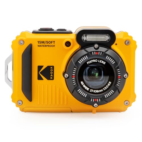 KODAK Pixpro WPZ2 - Digitalkamera Kompakt 16M Pixel, Wasserdicht bis 15m, Stoßfest, Video 720p, LCD-Bildschirm 2,7 - Li-Ionen-Akku, Gelb KODAK Pixpro WPZ2 - Digitalkamera Kompakt 16M Pixel, Wasserdicht bis 15m, Stoßfest, Video 720p, LCD-Bildschirm 2,7 - Li-Ionen-Akku, Gelb von KODAK