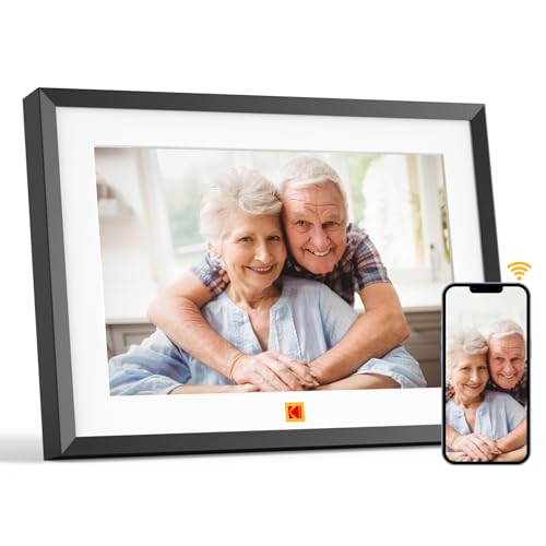 KODAK WLAN Digitaler Bilderrahmen 10 Zoll, IPS HD Touchscreen, 32GB Speicher, 1280x800 Smart Cloud Elektronischer Fotorahmem, Automatische Drehung, Fotos/Videoclips Sofort per E-Mail oder App Senden KODAK WLAN Digitaler Bilderrahmen 10 Zoll, IPS HD Touchscreen, 32GB Speicher, 1280x800 Smart Cloud Elektronischer Fotorahmem, Automatische Drehung, Fotos/Videoclips Sofort per E-Mail oder App Senden von KODAK