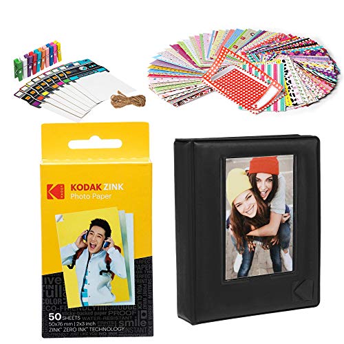 Kodak 2x3ʺ Premium Zink Starter Kit mit Fotoalbum von KODAK