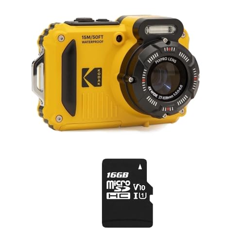 KODAK Pixpro Pack WPZ2 + 1 SD-Karte KODAK – Kompakt 16 M Pixel, wasserdicht bis 15 m, stoßfest, Video 720p, LCD-Display 2,7 Zoll – Lithium-Ionen-Akku – Gelb KODAK Pixpro Pack WPZ2 + 1 SD-Karte KODAK – Kompakt 16 M Pixel, wasserdicht bis 15 m, stoßfest, Video 720p, LCD-Display 2,7 Zoll – Lithium-Ionen-Akku – Gelb von KODAK