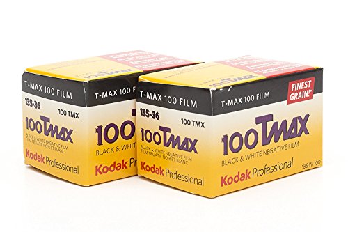 Kodak T-Max 100 Schwarz-Weiß-Film, 36 Aufnahmen, 35 mm, 2 Stück von KODAK