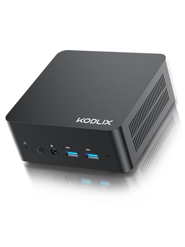 KODLIX GD50 Mini PC, Intel Core i5-12450H, 32 GB RAM, 512 GB SSD, 8C/12T Desktop Computer, HDMI/USB C/DP, 2,5 G RJ45 LAN, 5 USB-Anschlüsse, Wi-Fi 6E und BT5.2 von KODLIX