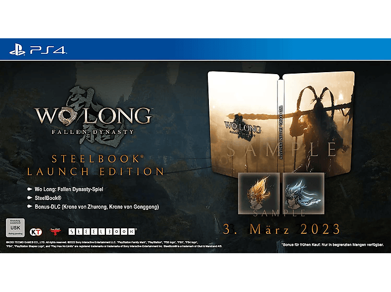 Wo Long: Fallen Dynasty - Steelbook Edition [PlayStation 4] von KOEI TECMO