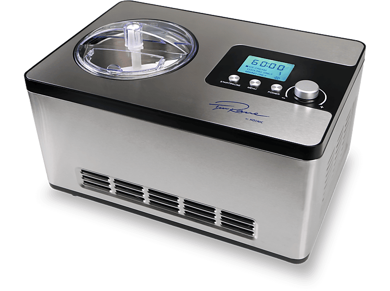 KOENIC KIM-TR 2025 M Speiseeismaschine (180 Watt, Edelstahl/Schwarz) von KOENIC