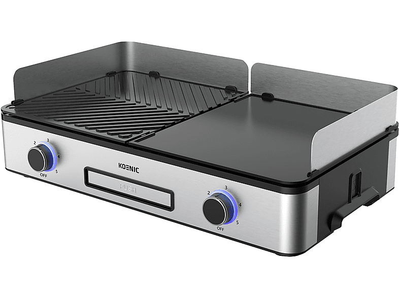 KOENIC KTG 2424 M Tischgrill, Edelstahl (2400 Watt) von KOENIC