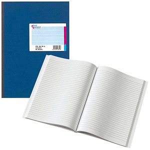 KÖNIG & EBHARDT Geschäftsbuch DIN A4 liniert, blau Softcover 192 Seiten von KÖNIG & EBHARDT