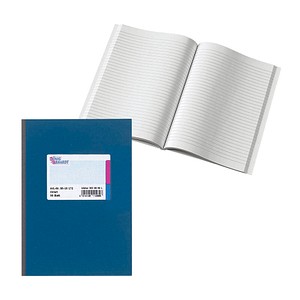 KÖNIG & EBHARDT Geschäftsbuch DIN A6 liniert, blau Softcover 192 Seiten von KÖNIG & EBHARDT